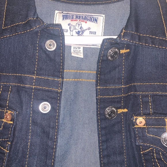 TRUE RELIGION TRUCKER JEAN JACKET - Picture 2 of 4